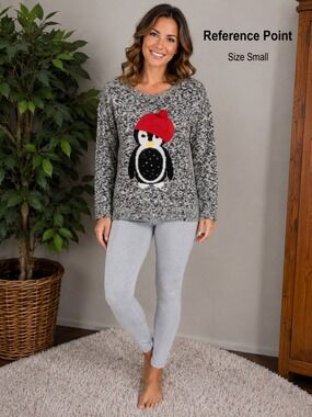 Reference Point Penguin Sweater - Size Small